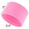 Unique Bargains Silicone Heat-Resistant Reusable Nonslip Glass Bottle Mug Cup Sleeves - 2 of 3