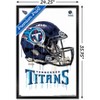 Trends International NFL Tennessee Titans - Drip Helmet 20 Framed Wall Poster Prints - 3 of 4
