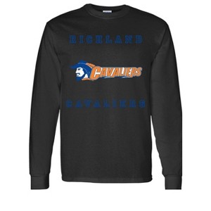 トップス Charbon BACK LOGO DRY BIG LONG SLEEVE T Adult Richland Northeast High School Cavaliers Name & Graphic