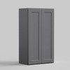 LOVMOR in Plywood Soft Close Kitchen Wall Cabinet with 2 Doors and Adjustable Shelves for Kitchen, Bathroom, Living Room,Study - 2 of 4