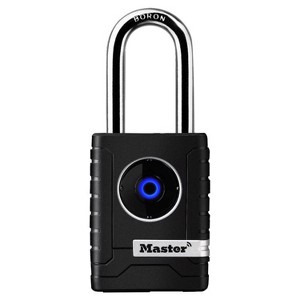 Master Lock 5-5/16 in. H X 1-1/16 in. W X 2-7/32 in. L Metal Single Locking Bluetooth Padlock - 1 of 4
