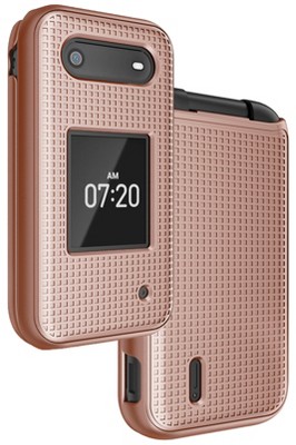 Nakedcellphone Hard Case for Nokia 2760 2780 Flip Phone - Rose Gold