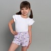 Gerber Toddler Girls' Floral Pull-On Shorts, 2-pack - 2 of 4