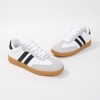 Berness Women's Lisa Retro Stripe Gum Sole Sneakers with Suede Accent - 3 of 4