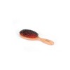 Bass Brushes Premiere Series Shine & Condition Hair Brush with Ultra-Premium Natural Bristle & Nylon Pin Genuine Ashwood Handle - 3 of 4