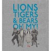 Wizard Of Oz Lions Tigers & Bears Oh My
 Women's Crew Neck Short Sleeve Crop Tee - 2 of 2