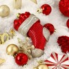 70 PCS Christmas Balls Ornaments Set Includes Christmas Stockings, Stars, Snowflakes - 4 of 4