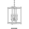 Progress Lighting Fontayne 4-Light Pendant, Brushed Nickel, Glass Shade - Rustic Farmhouse, Modern Farmhouse, Urban Industrial - 2 of 3