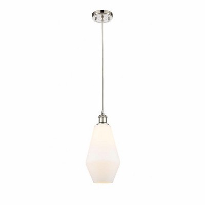 Cindyrella - 1 Light Cord Hung Mini Pendant In Industrial Style-14.5 Inches Tall and 7 Inches Wide