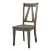 Flynn Wooden Side Chair Set Cream - Picket House Furnishings: Distressed Walnut, Rustic Farmhouse Style, Set of 2 - 3 of 4