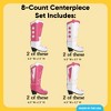 Big Dot of Happiness 3D Rodeo Cowgirl Boots Centerpiece Table Decorations, Freestanding Western Birthday, Cowgirl Bachelorette Centerpieces - 8 Count - 4 of 4