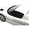 1995 Ferrari F50 Coupe Avus White with DISPLAY CASE Limited Edition to 40 pieces Worldwide 1/18 Model Car by BBR - 3 of 4