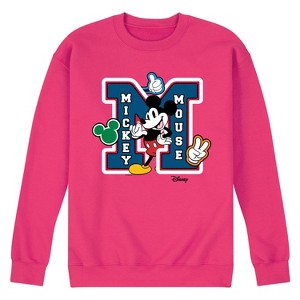 Men's - Disney - Mickey Mouse Graphic Fleece Sweatshirt - 1 of 4