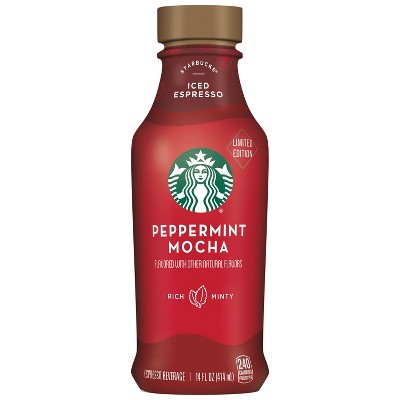 Starbucks Iced Latte Peppermint Mocha - 14 fl oz Bottle