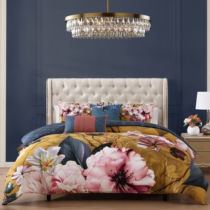 Bebejan Golden Bounty 100% Cotton 5 Piece Reversible Comforter Set - 1 of 4