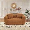 AENKYO Double Bean Bag Sofa Chair with Armrests, High Resilience Foam Chenille Chair for Two People Bedroom,Gaming,Reading - 2 of 4