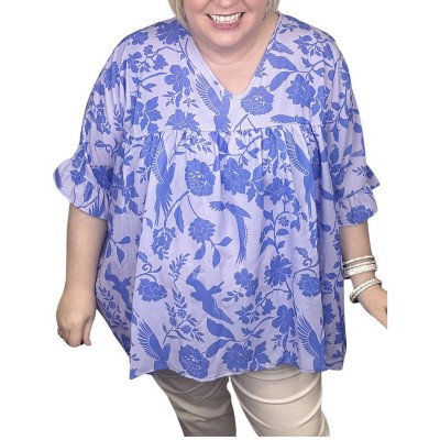 Women's Take Flight Curvy Top - First Love