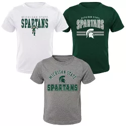 NCAA Michigan State Spartans Boys' Toddler 3pk T-Shirt