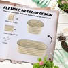 Maggift Galvanised raised garden bed kit, easy DIY storage containers for growing flowers, herbs and vegetables, White, 23.5"*14.25"*6.75" - 4 of 4