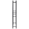 vidaXL Iron Wine Rack - 96 Bottle Capacity - Stable and Durable Storage - Black Metal Spray Finish - Freestanding - Modern Industrial Design - 4 of 4