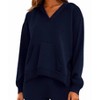 Women's Boxy Hoodie With Kanga Pockets - mododoc - 2 of 2
