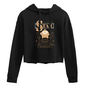 Women's - Disney - Star Badge Cropped Graphic Hoodie - 1 of 3
