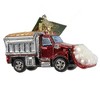 Old World Christmas 2.25 In Snow Plow Snowstorm Plowing Tree Ornaments - 2 of 3