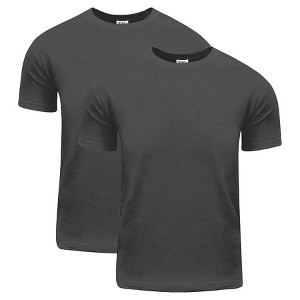 2 Pack Shaka Wear Men's Active Comfort Cotton Short Sleeve Crew Neck T-Shirt - 1 of 4