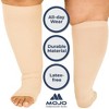 Mojo Compression Socks – Unisex Open Toe Compression Stockings for Varicose Veins & Swelling Relief – Knee High – 20-30mmHg Firm Support – AB211 - 4 of 4
