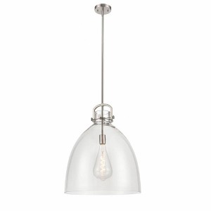 Newton Bell - 1 Light Stem Hung Pendant In Industrial Style-23.88 Inches Tall and 18 Inches Wide - 1 of 1