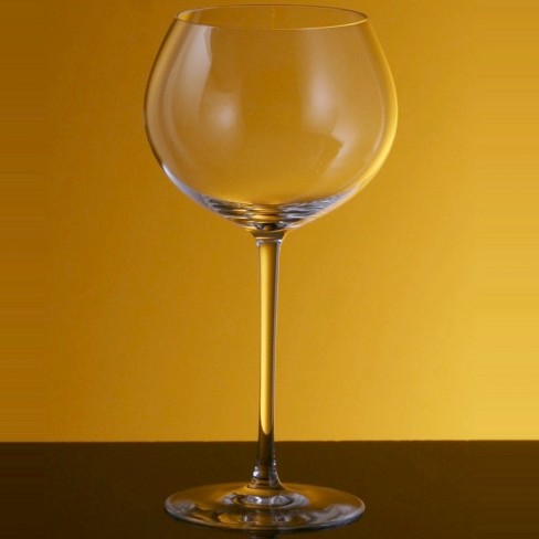 Geo Crystal White Wine Glasses - 14 oz - Set of 4