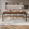 Okak Farmhouse Wood Large Collaborative Desk Rectangle Dining Table,Long Modern Kitchen Dinner Table for Dining Room,Breakfast Nook - 3 of 4