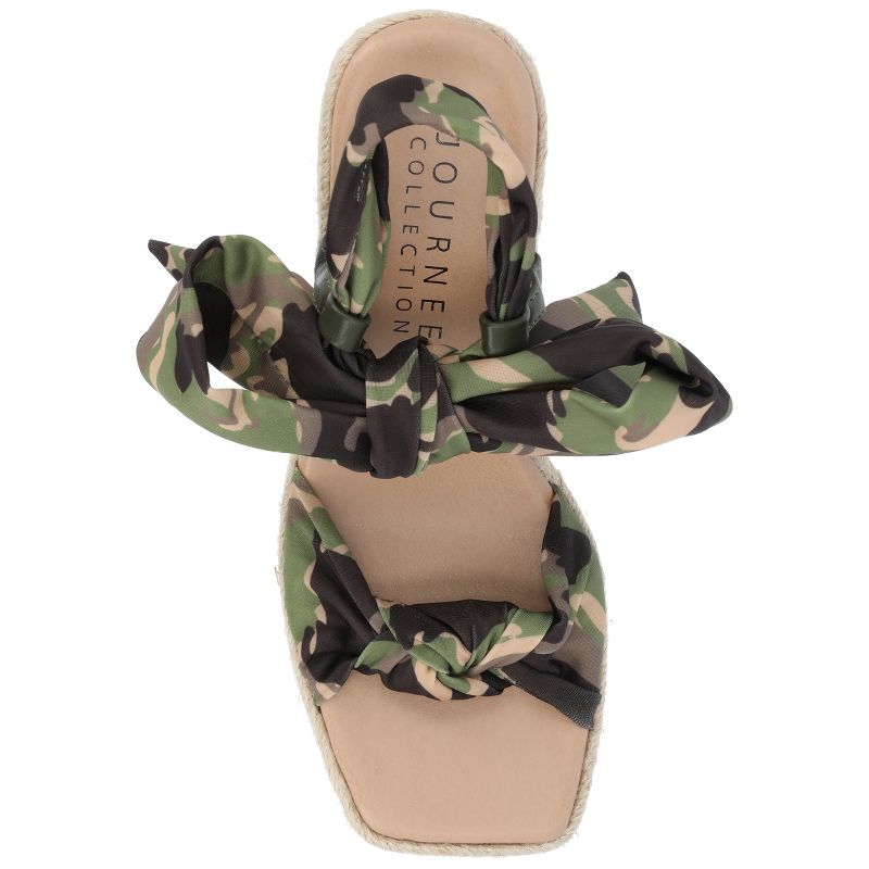 Journee Collection Womens Surria Tru Comfort Foam Espadrille Platform Wedge Sandals, 5 of 11