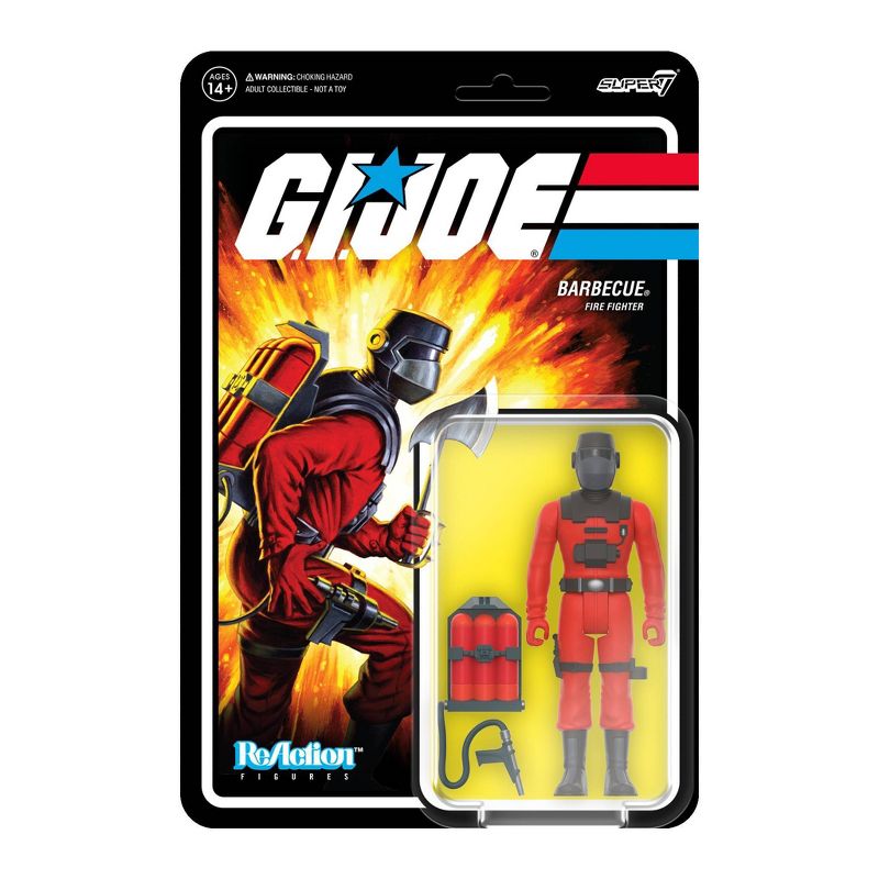 G.I. Joe Barbecue Fire Fighter ReAction Figure, 3 of 5