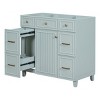 36-Inch Bathroom Vanity Cabinet, Single Sink,Shaker Cabinet With Soft-Closing Cabinet Door And Deep Drawer-Cuddlewood - 3 of 4