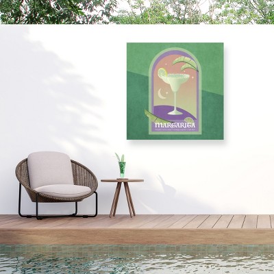 Trademark Fine Art - Emel Tunaboylu  Kokteyl Margarita Matted Framed Art