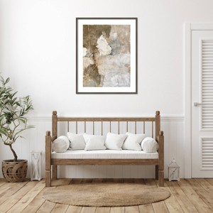 Amanti Art Parchment II by Urban Road Wood Framed Wall Art Print - 1 of 4