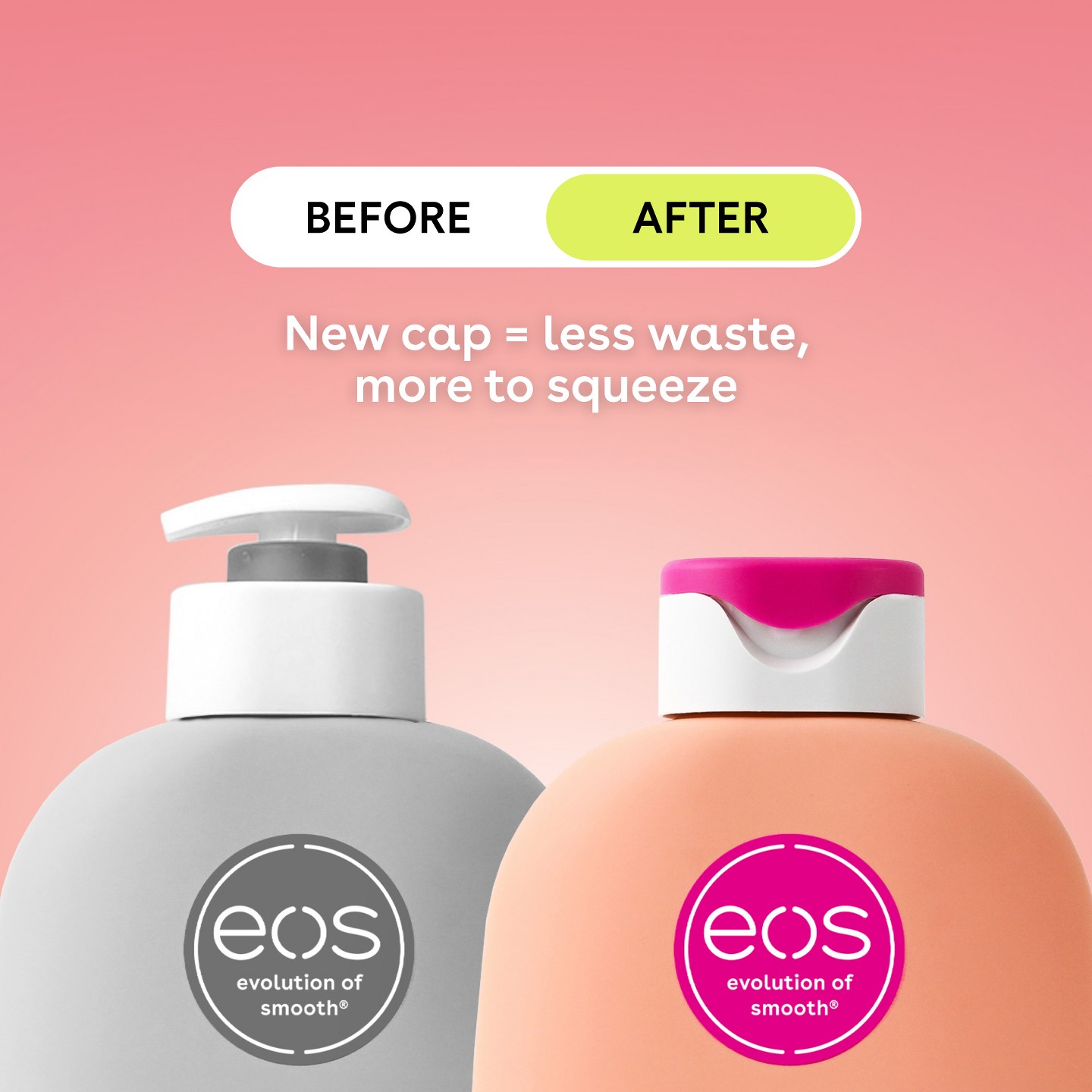 Увлажняющий лосьон для тела eos Shea Better 24H, Pink Champagne, 16 oz, цвет: Розовый — фото 2