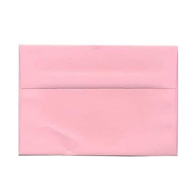 JAM Paper A9 Invitation Envelopes 5.75 x 8.75 Baby Pink 155698