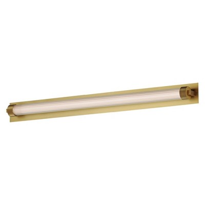 ET2 Lighting Doric 1 - Light Wall Light in  Natural Aged Brass