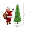 NAYSAYE Artificial Tree 6FT Classic Pencil Christmas Tree Green Holiday Pine for Home or Living Room Decorations, Green, 31.5"*31.5"*72" - 3 of 4