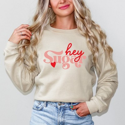 Simply Sage Market Women's Graphic Sweatshirt Hey Sugar Heart