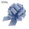 Unique Bargains Christmas Presents Bright Large Pull Bow Ribbons Glitter Gift Wrapping 10 Pcs - 3 of 4