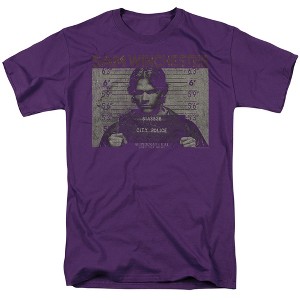 Supernatural Sam Mug Shot Adult T-Shirt - 1 of 4