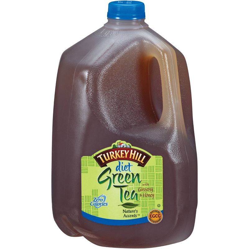 Turkey Hill Diet Green Tea with Ginseng &#38; Honey - 128 fl oz, 1 of 4