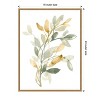 Amanti Art Sage and Sienna Leaves II by Jennifer Goldberger Canvas Wall Art Print Framed 18 x 24-in. - 4 of 4