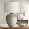 Franklin Iron Works Eloy 29" High Jar Farmhouse Rustic Southwestern End Table Lamp Brown Beige Desert Terracota Finish Single Living Room Bedroom - 2 of 4