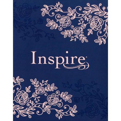 Inspire Bible NLT (Hardcover Leatherlike, Navy)