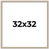 PosterPalooza | 32x32 Thin Barnwood Picture Frame, UV Acrylic, 2 Finishes - Grey and Black - 2 of 4