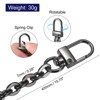 Unique Bargains Iron Flat Handbags DIY Accessories Purse Chain Strap with Buckles - 2 of 3